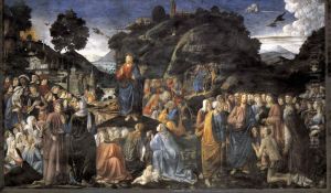 Tables of the Law with the Golden Calf 1481-82 by Cosimo Rosselli