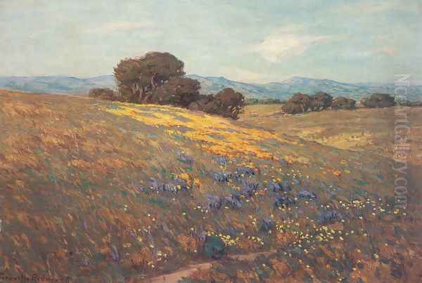 Poppies and Lupines - view 1