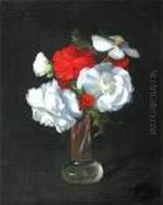 Flowers In A Glass Vase Flowers In A Glass Vase