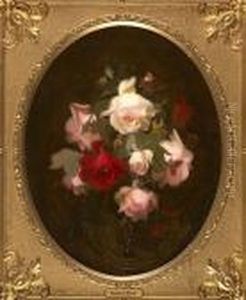 Pink And Red Roses by James Stuart Park