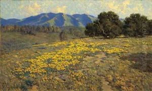 California Poppies by Granville Redmond