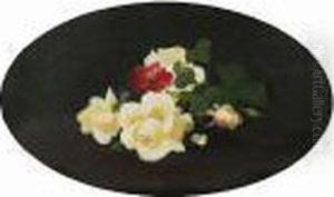 Yellow And Red Roses by James Stuart Park