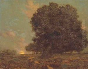 A Canyon Oak by Granville Redmond