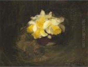 Daffodils; Rhododendrons by James Stuart Park