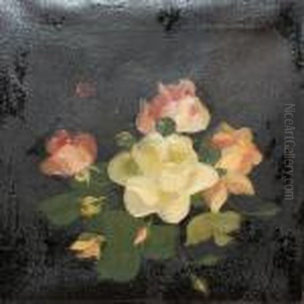 Pink And Lemon Roses - view 1