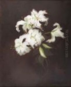 Still Life Of White Lilies by James Stuart Park