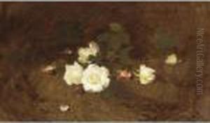Pink And White Roses by James Stuart Park