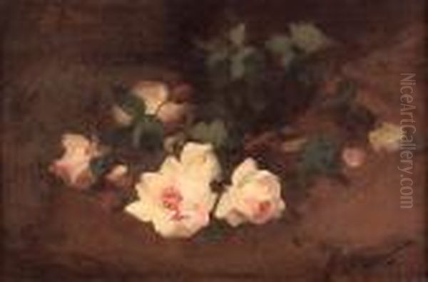 Still Life Of Pink Roses - view 1