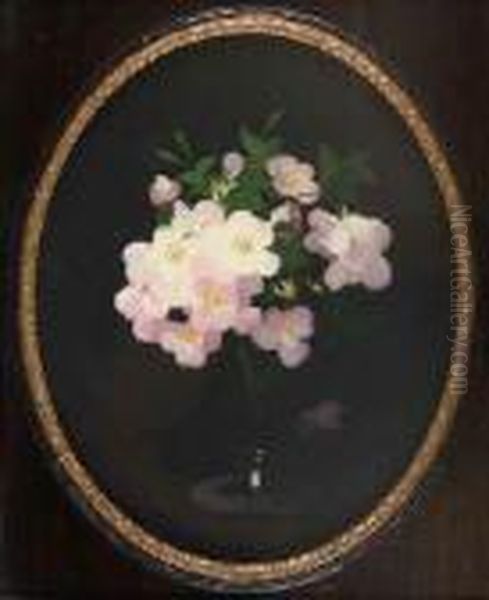 A Still Life Of Pink Roses - view 1