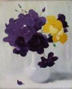 A Still Life Of Violets A Still Life Of Violets