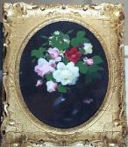 A Still Life Of Assorted Roses by James Stuart Park