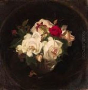 White And Red Roses by James Stuart Park