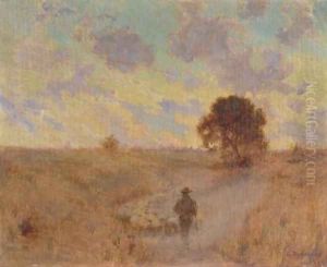 Shepherd in Pasture by Granville Redmond