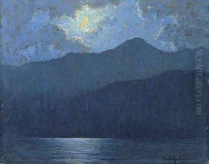Sunrise over Catalina Island by Granville Redmond