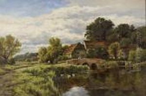 The River Loddon Near Basing, Hampshire thumbnail