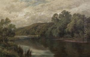 Silent Waters, On The Banks Of The Thames by Henry Hillier Parker