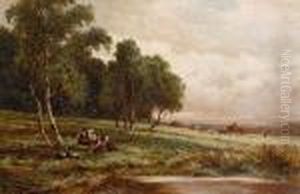 Hayfield, Milford Common, Surrey by Henry Hillier Parker
