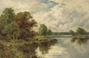 On The Avon, Near Stratford-on-avon by Henry Hillier Parker