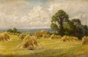 A Surrey Cornfield Near Guildford by Henry Hillier Parker