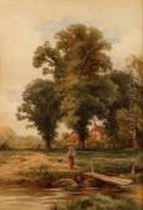 The Meadow Brook by Henry Hillier Parker