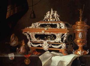 A Celebration of the Goldsmiths Art by Pieter Gerritsz. van Roestraten