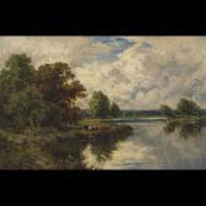 On The Avon Near Stratford-on-avon by Henry Hillier Parker