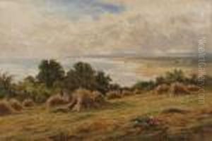 View Of The Coast Of Worthing In Sussex by Henry Hillier Parker