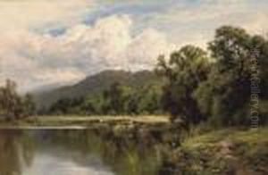 Sleeping Waters Near Henley On Thames by Henry Hillier Parker