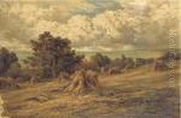 Harvesting On The Sussex Coast, Near Bournemouth - view 1
