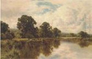 Sleeping Waters On The Thames, Near Pangbourne