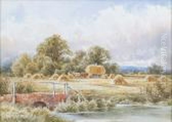 Haymakers In A Field - view 1
