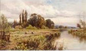 Haymaking By The Thames