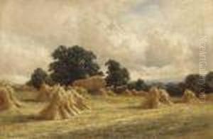Haystacks In A Summer Landscape