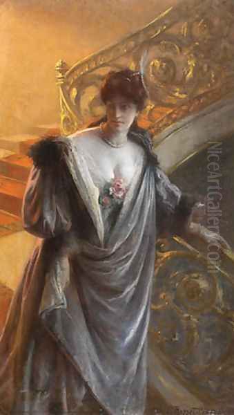 Lady on a Staircase - view 1