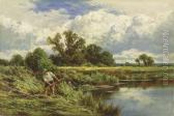 The River Lea, Near Broxbourne, Hertfordshire - view 1
