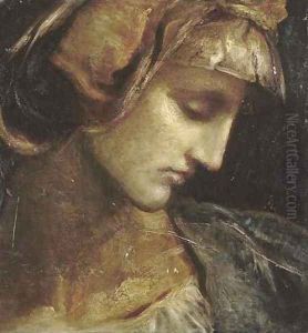 Classical Head Study by Sir William Blake Richmond