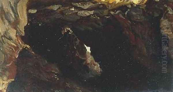 Cave, Tintagel - view 1