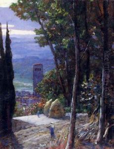 An Umbrian Threshing Floor Near Rocca Sant' Angelo