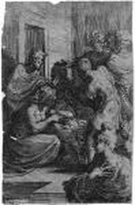 Die Geburt Christi by Girolamo Francesco Maria Mazzola (Parmigianino)