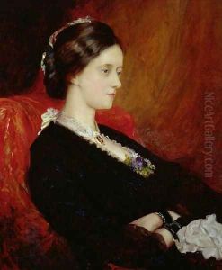 Portrait of The Hon Mrs Emily Meynell Ingram by Sir William Blake Richmond