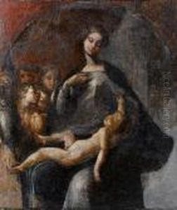 The Madonna With The Long Neck by Girolamo Francesco Maria Mazzola (Parmigianino)