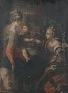 The Mystic Marriage Of St Catherine by Girolamo Francesco Maria Mazzola (Parmigianino)