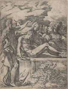 The Entombment by Girolamo Francesco Maria Mazzola (Parmigianino)
