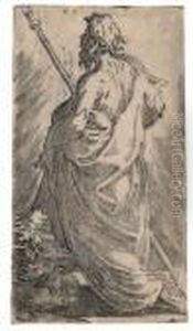 Saint James Major by Girolamo Francesco Maria Mazzola (Parmigianino)