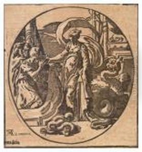 Circe. by Girolamo Francesco Maria Mazzola (Parmigianino)