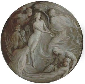 Allegorical figures by Sir William Blake Richmond