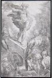 Resurrezione. by Girolamo Francesco Maria Mazzola (Parmigianino)