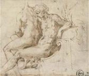 Two Lovers Seated On A Couch