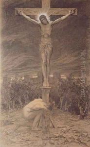 Barabbas at the Cross by Sir William Blake Richmond