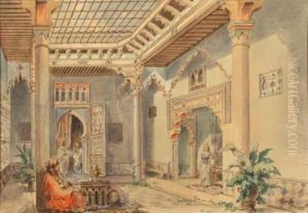 Arab Interior Scene - view 1